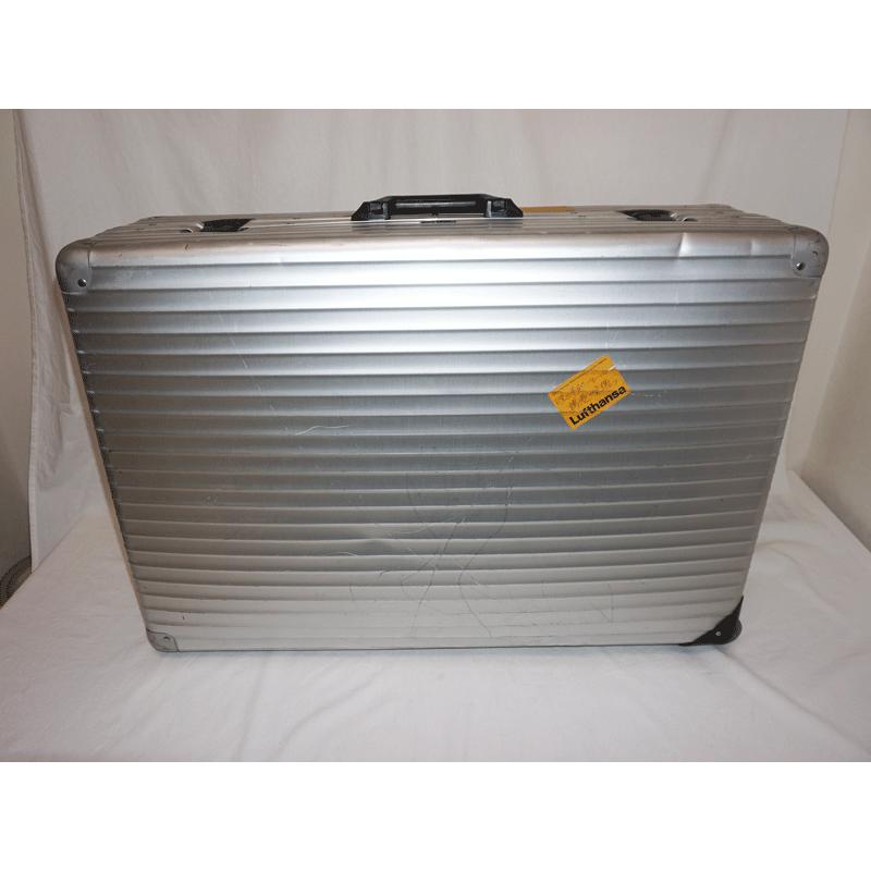 年季充分ボコボコ系】リモワ RIMOWA アルミトランクケース