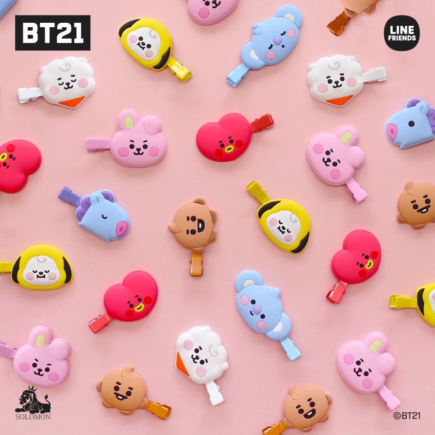 BTS 防弾少年団 BT21 公式グッズ HAIR CLIP ヘアクリップ 前髪クリップ