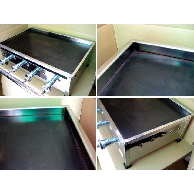 AKS 業務用 ガス式 鉄板焼き器/グリドル No20 横幅610x奥行370x高さ