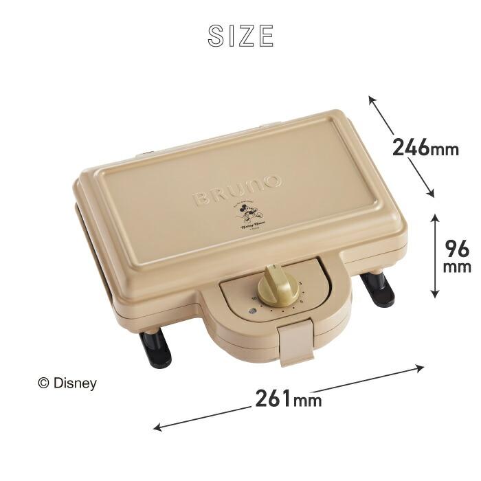 BRUNO（ブルーノ） DISNEY ディズニー ホットサンドメーカー ダブル
