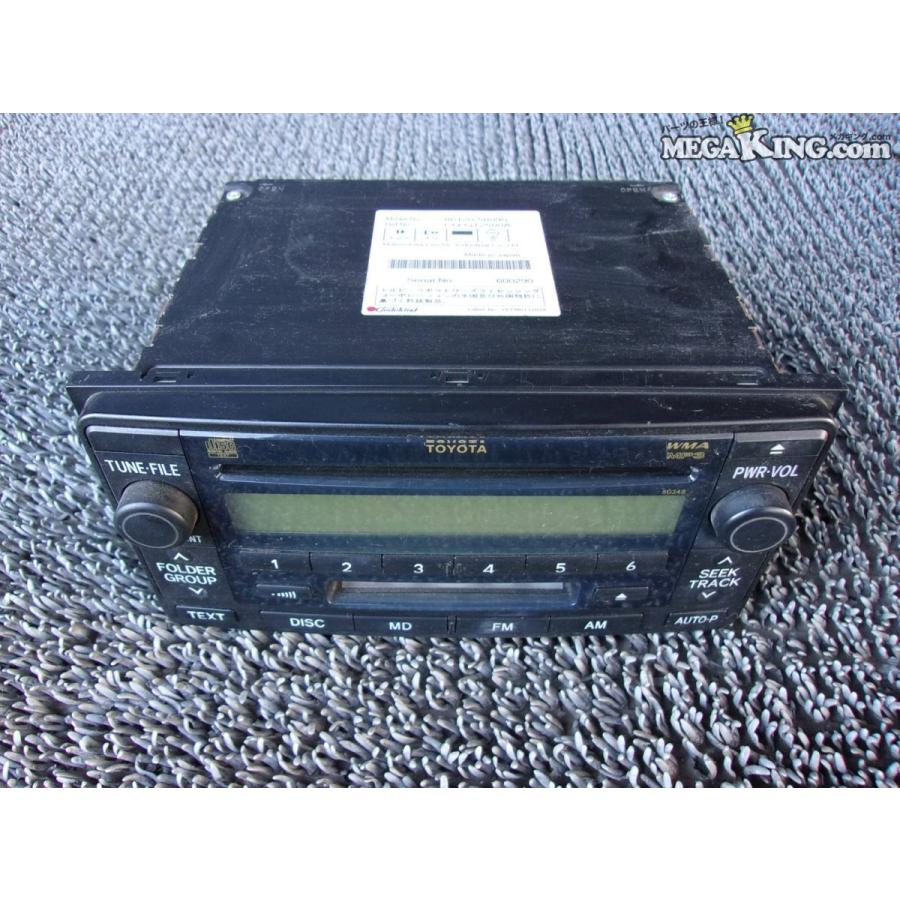 トヨタ 純正 ノーマル CD MD デッキ プレーヤー オーディオ 86120