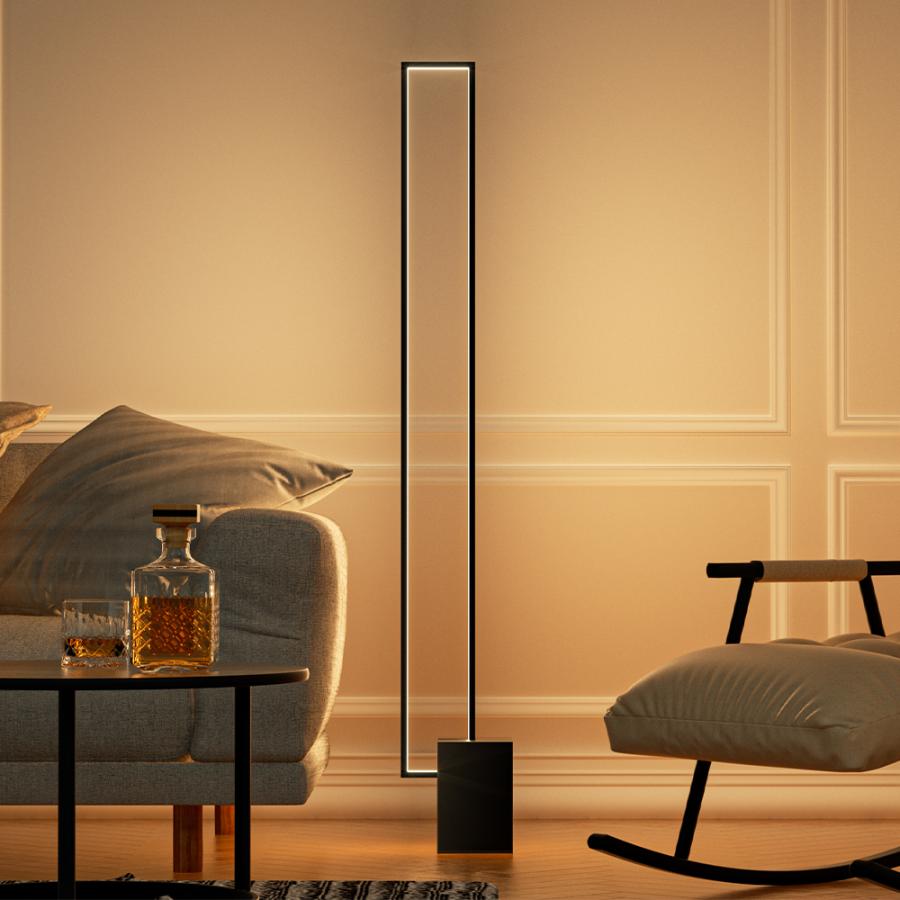 LEDフロアランプ フロアライト リモコン付 無段階調光 調色 寝室