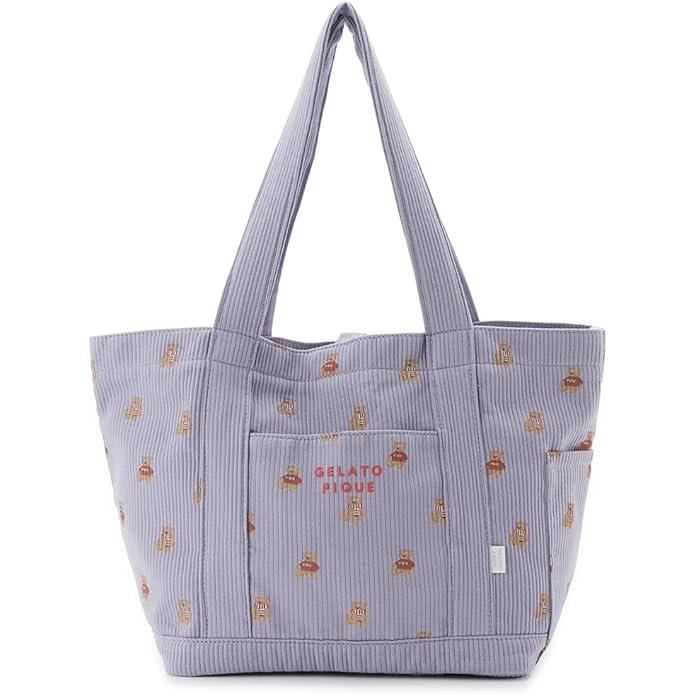 ジェラートピケ ジェラピケ 販路限定 HOLIDAY ベア柄ママバッグ