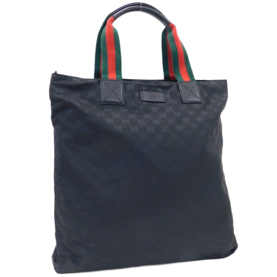 GUCCI（グッチ） 新品同様 シェリーライン GGナイロン トートバッグ