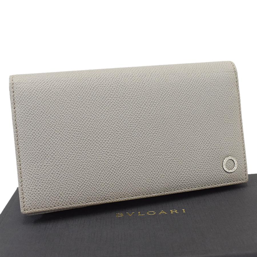 ブルガリ マン 新品同様 二つ折り財布 長財布 283811 ブルガリブルガリ