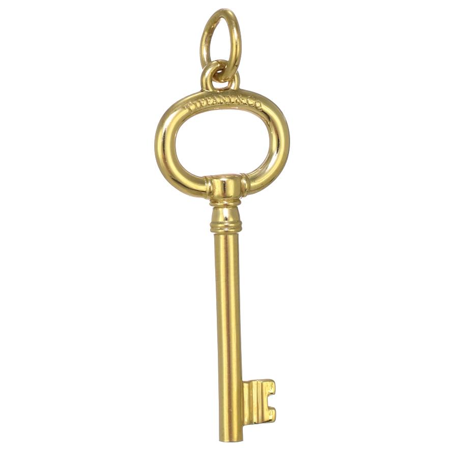 TIFFANY&Co.（ティファニー） 新品同様 オーバル キー ペンダント