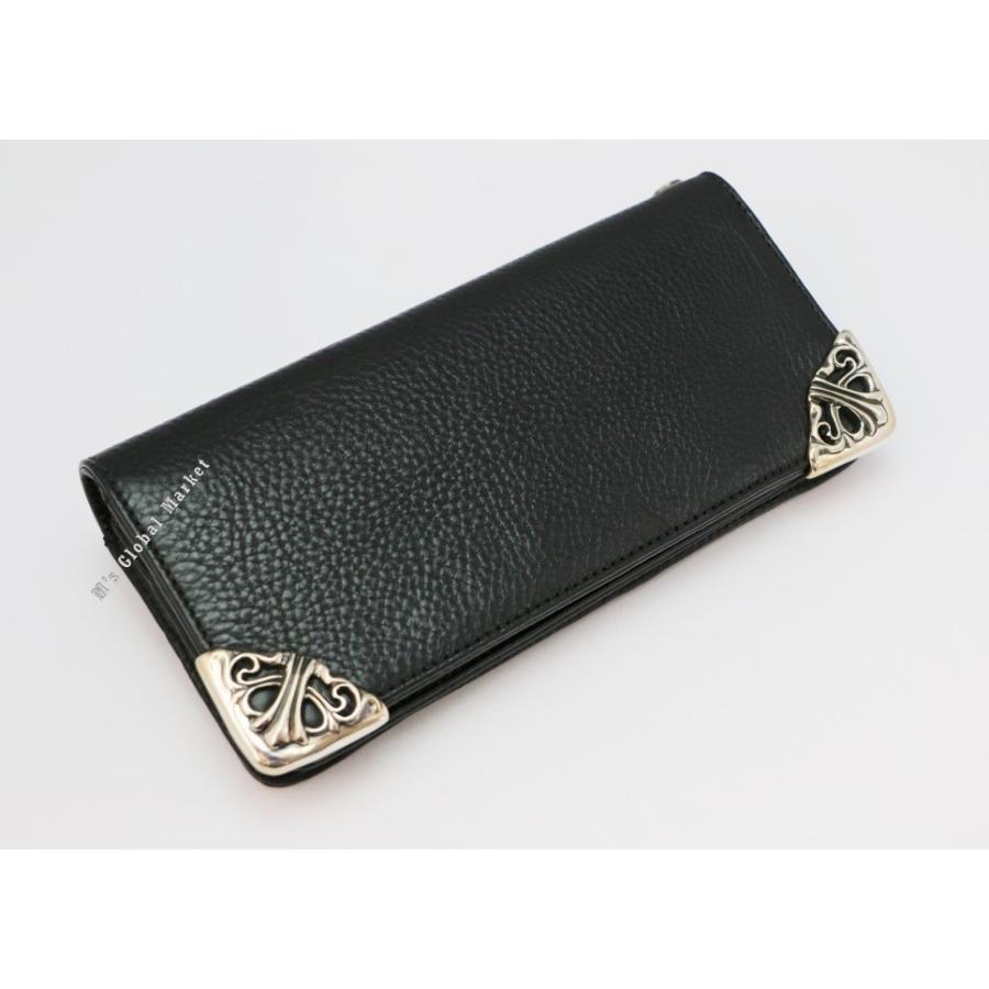 CHROME HEARTS（クロムハーツ） 財布 黒 長財布 ロング シングル