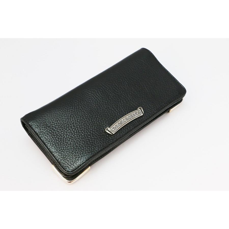 CHROME HEARTS（クロムハーツ） 財布 黒 長財布 ロング シングル