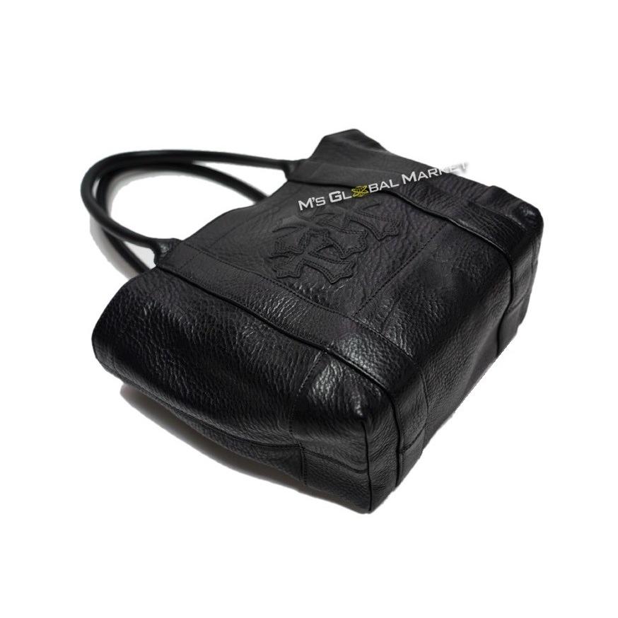 CHROME HEARTS（クロムハーツ） トート ミニ 3CHクロス ブラックレザー