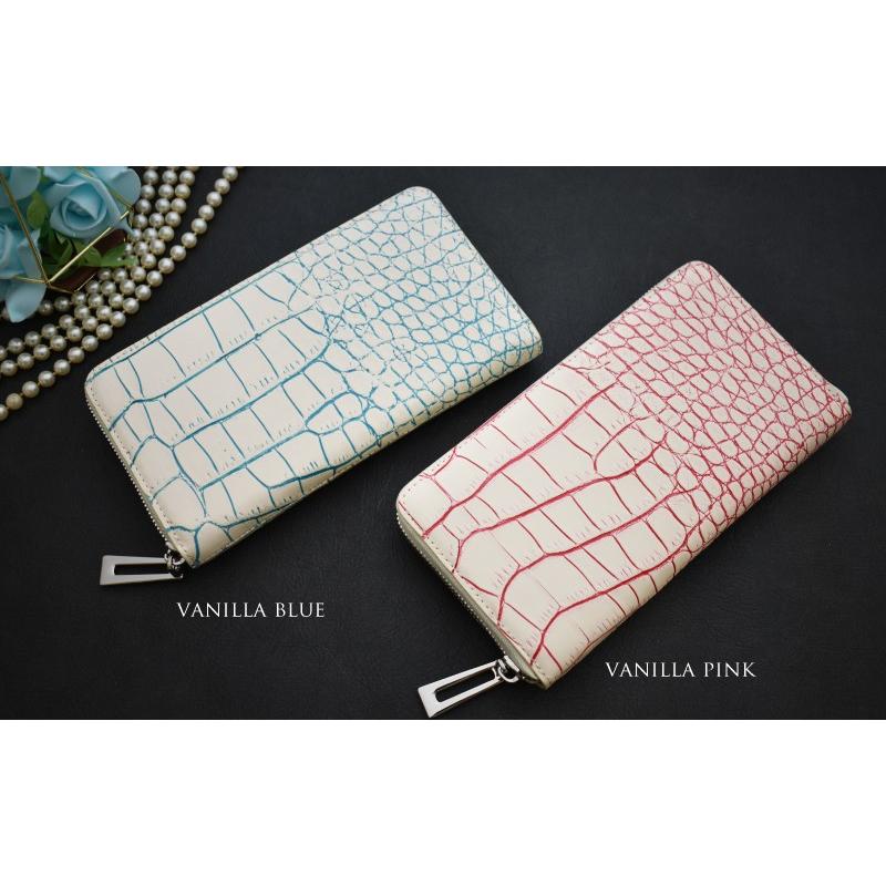 MGSABLE 長財布 クロコダイル レディース メンズ 本革 ワニ革 ラウンド