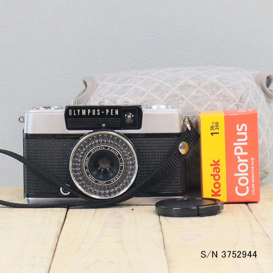 中古】【保証付 】 オリンパス OLYMPUS PEN EE-3 S/N 4576983（ケース