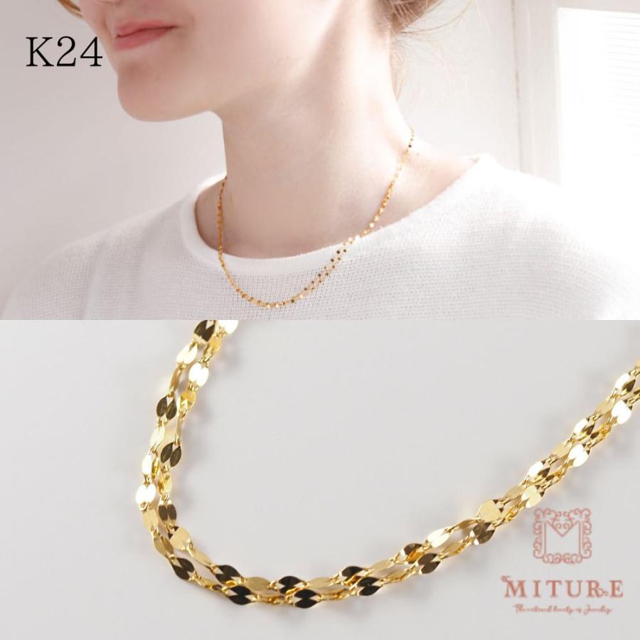爆買 24金ネックレス レディース 純金 ネックレス チェーン ゴールド