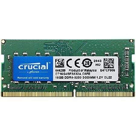 並行輸入 Crucial ノートPC用 メモリ PC4-25600(DDR4-3200) 16GB