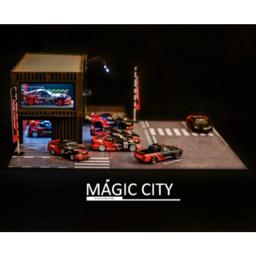 MAGIC CITY 1/64スケール ジオラマ ADVAN ※1/64スケール : ミニカー
