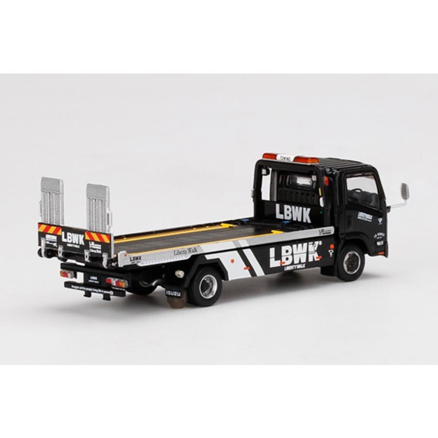 MINI GT MGT00292-LB いすゞ Nシリーズ(ELF) 車両積載車 LBWK ブラック