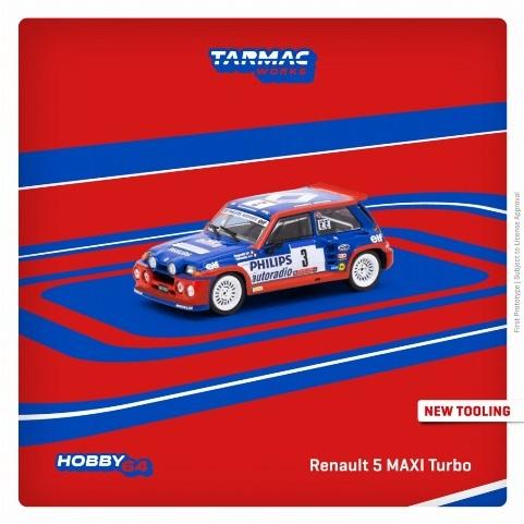 Tarmac Works T64-TL061-85TDC03 ルノー Renault 5 MAXI Turbo Tour de