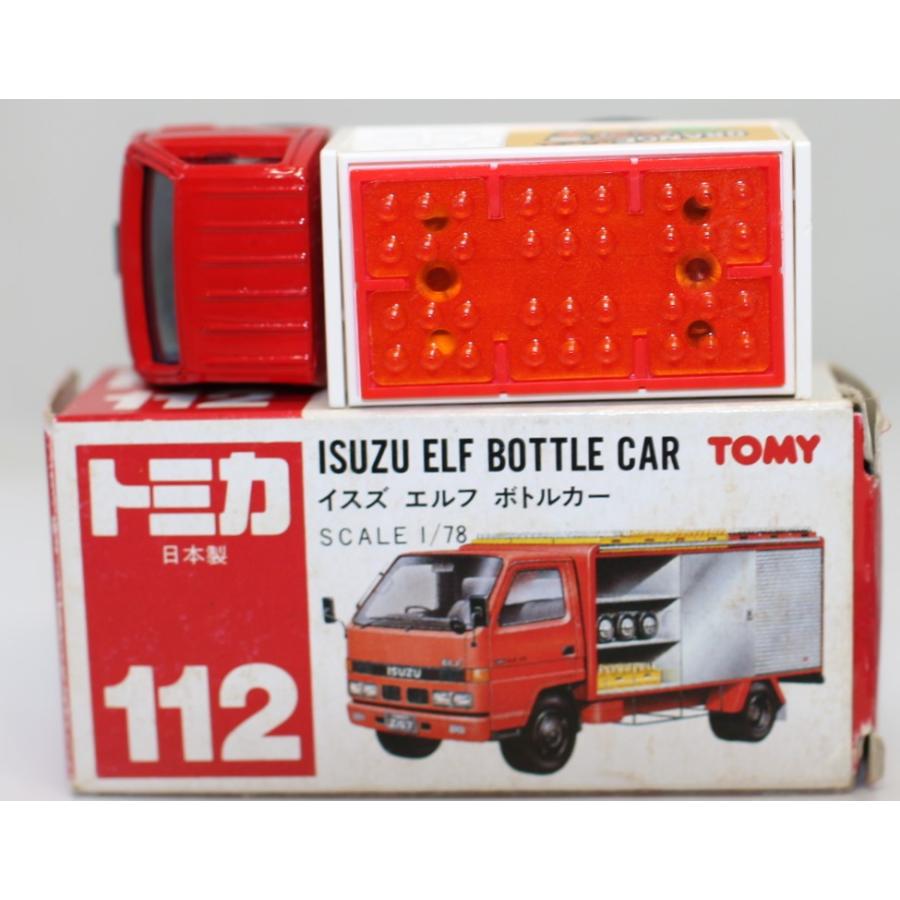 USED トミカ 日本製 112 いすゞ エルフ ボトルカー 1/78 箱