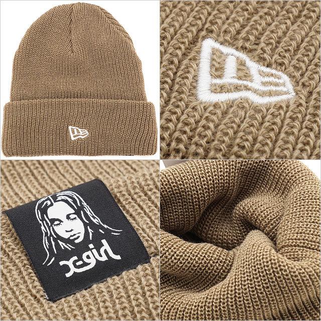 X-girl（エックスガール） ニューエラ NEWERA ニット帽 ソフトカフ