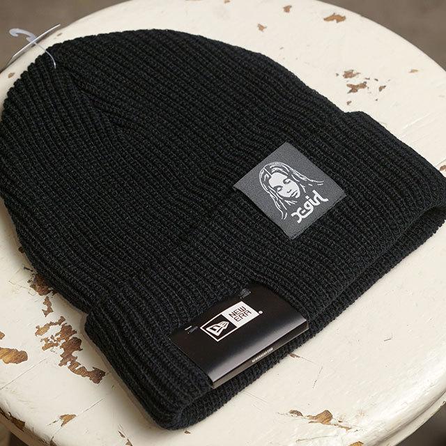 X-girl（エックスガール） ニューエラ NEWERA ニット帽 ソフトカフ