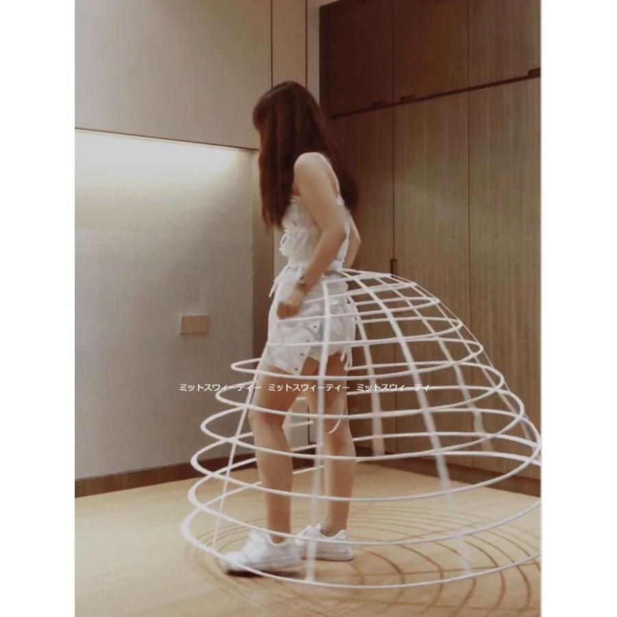 鳥かごパニエ クリノリンドレス用 バッスルパニエ ボリューム フランス