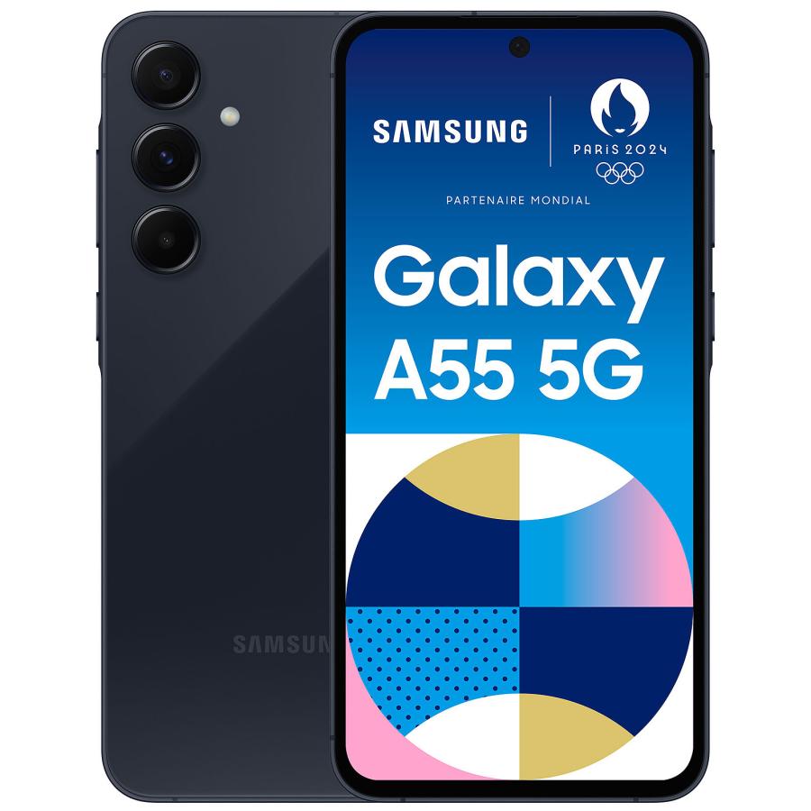 Galaxy Samsung A55 A556E Dual Sim 12GB RAM 256GB 5G ネイビー 新品
