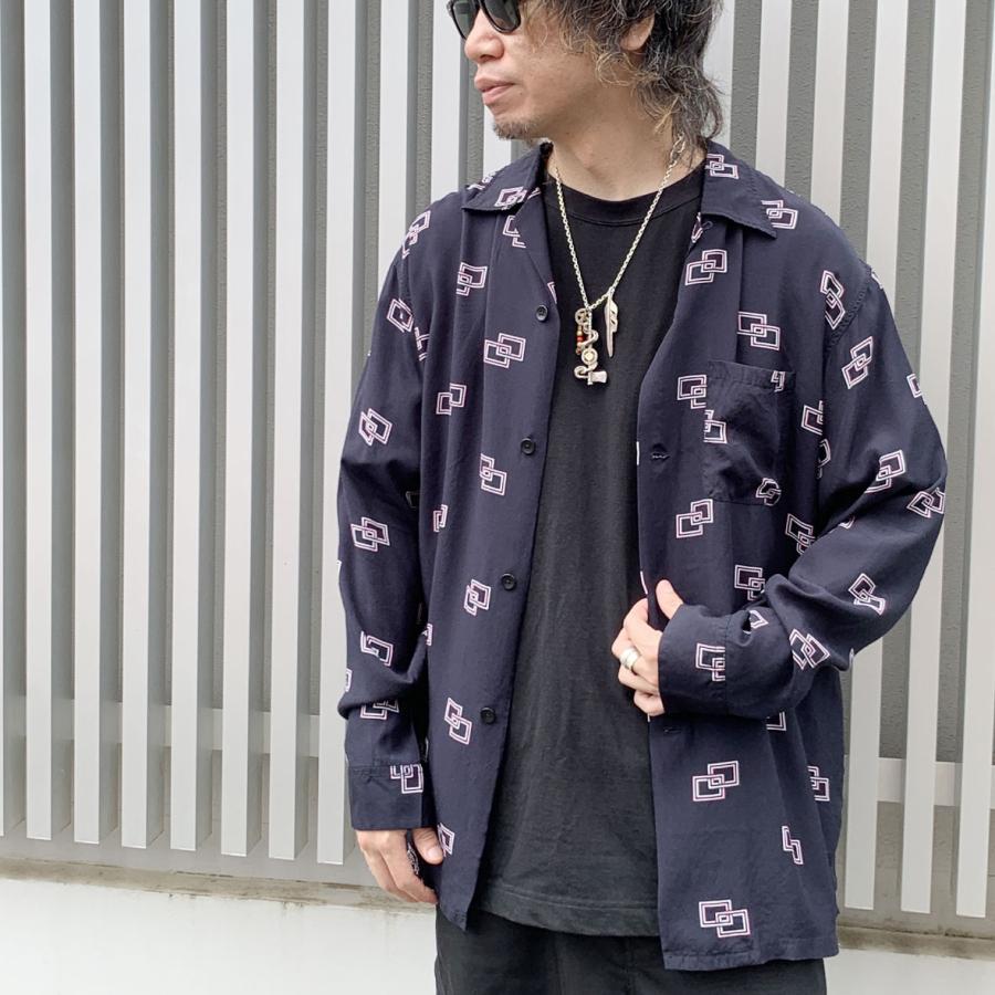 TOWNCRAFT（タウンクラフト） レーヨンシャツ ATOMIC PRINTED LOOP