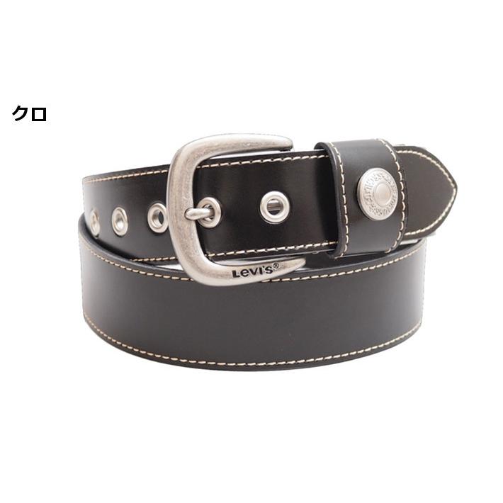Levi's（リーバイス） LEVI'S レザーベルト 牛革 ボタン (15116091