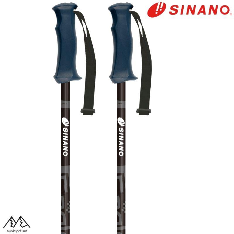 シナノ スキー ストック スキーポール イーグル ブラック SINANO EAGLE