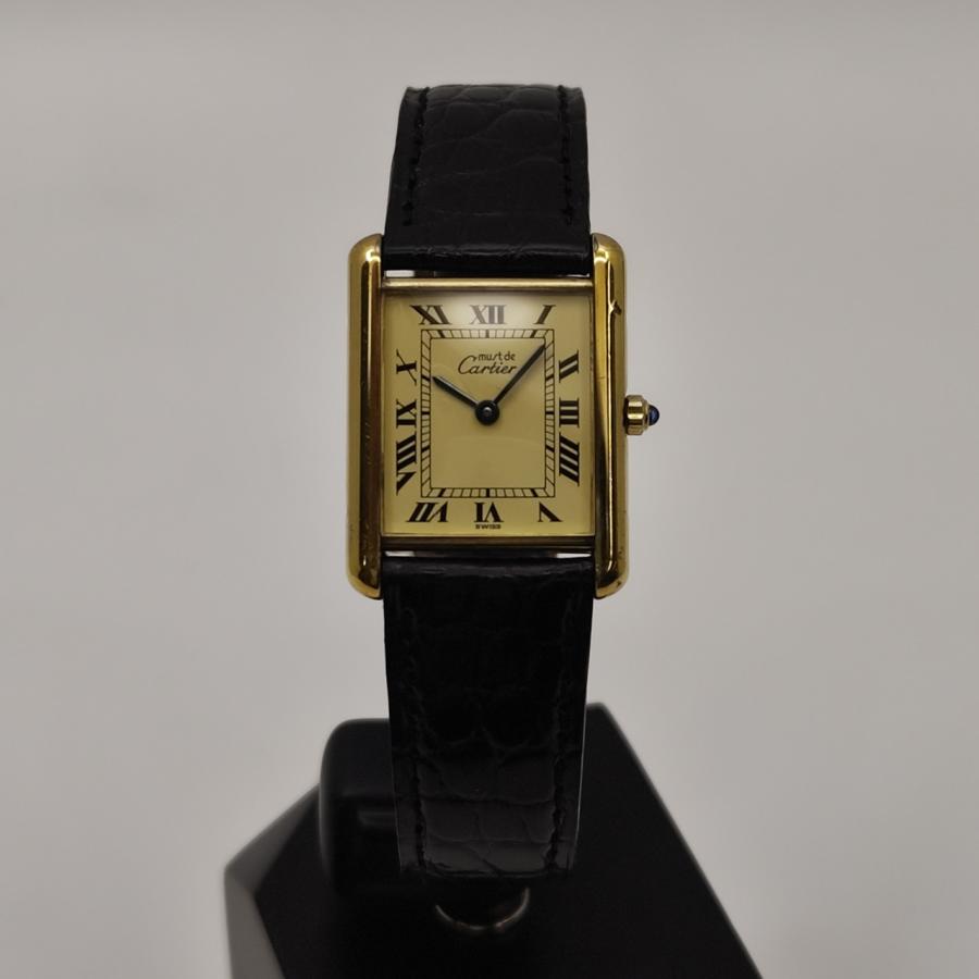 TANK（Cartier） カルティエ マストタンク ヴェルメイユ LM 手巻き OH