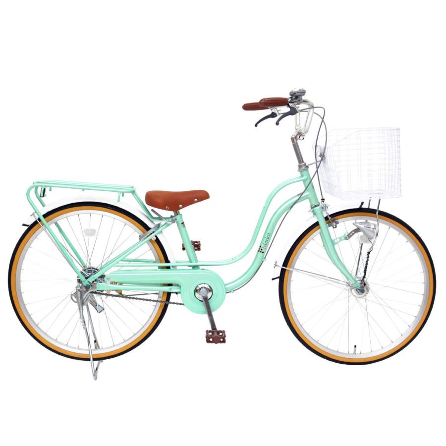 子供用自転車22インチ 24インチ カゴ付 サイクリング 通学 小学生