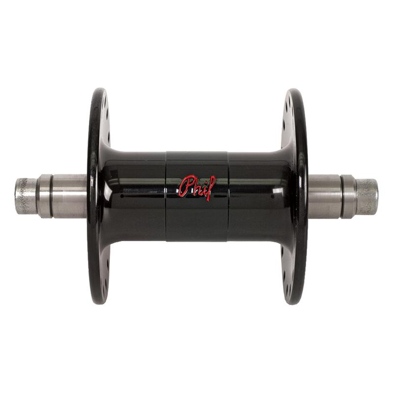 PHILWOOD【High Flange Track Front Hub Black】フィルウッド ブラック