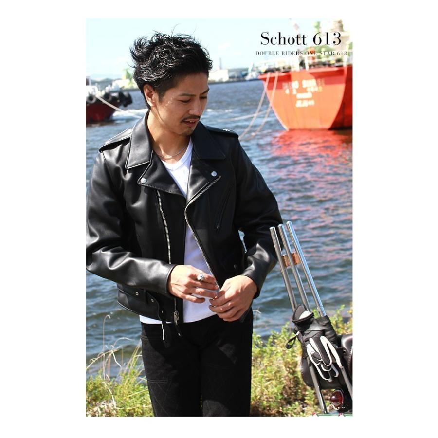 Schott N.Y.C（ショット） Schott ワンスターダブルライダース 613