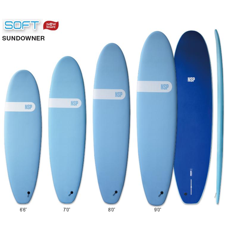 NSP NSP SOFT Surfboard - SUNDOWNER Funboard 7'0” ソフト