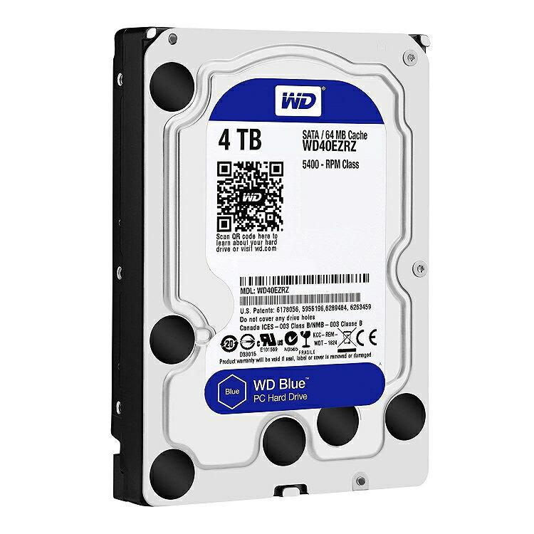 在庫処分】 Western Digital WD BLUE HDD 4TB WD40EZRZ ウエスタン