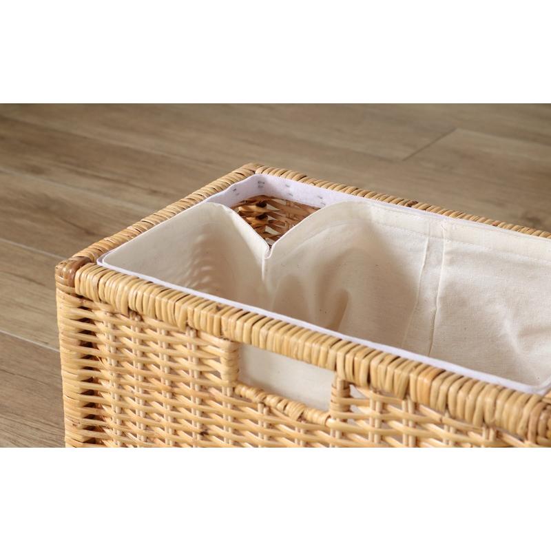 収納バスケット 3個組 ラタン 籐かご 内布付き アジアン GK907N3 爆買