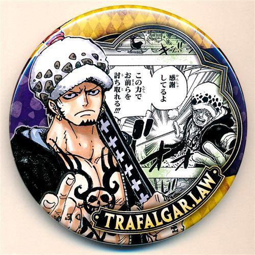 ワンピース ONE PIECE 極楽湯 トラファルガー・ロー 缶バッチ ONE