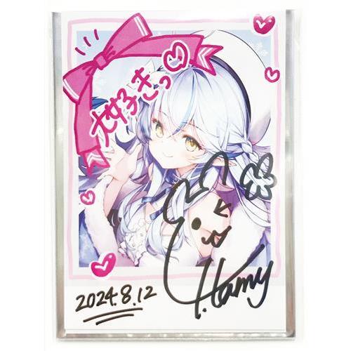 ホロライブ 活動4周年記念 直筆サイン入りチェキ風ブロマイドカード