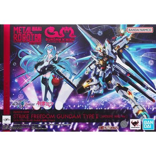 L ROBOT魂 ストライクフリーダムガンダム 初音ミクバージョン とろ＋ひまつぶし | METAL ROBOT魂[SIDE MS]：ストライクフリーダム