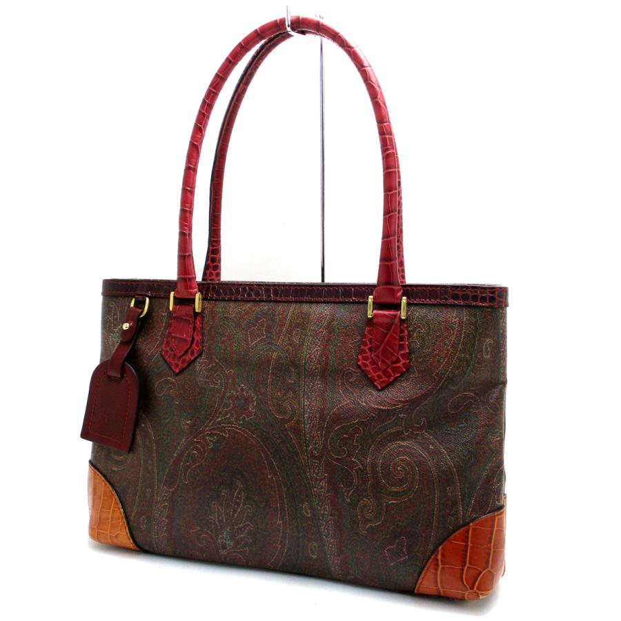 ETRO（エトロ） バッグ トートバッグ レディース ペイズリー ブラウン