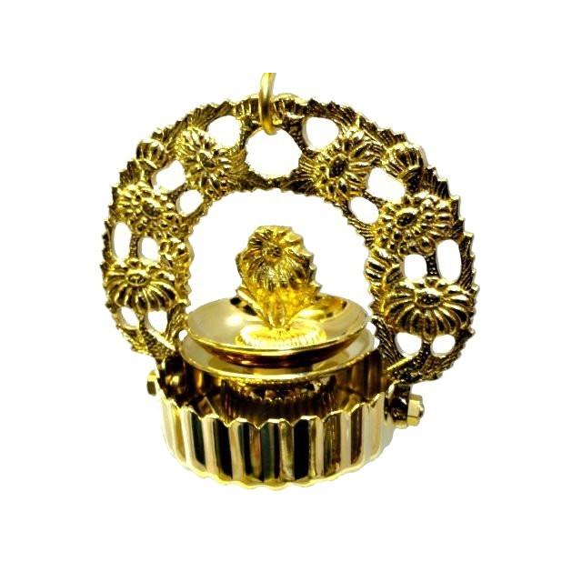 藤菊輪灯 上磨 3．0寸【浄土真宗 本願寺派(西) 】[仏具] : 仏壇 仏具