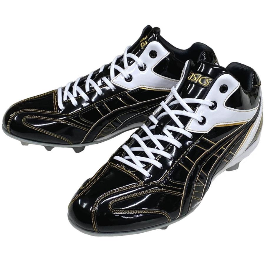 ASICS（アシックス） 【サイズ交換送料無料】ブラック×ゴールド 野球