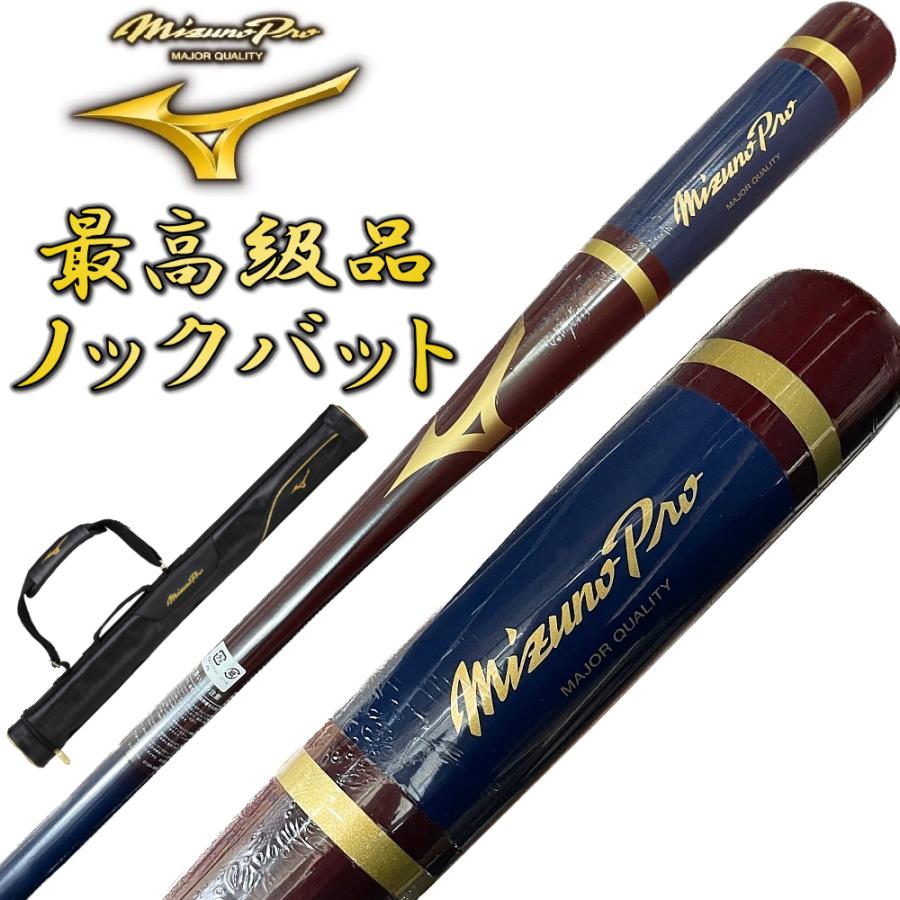 MIZUNO（ミズノ） 【1本入れバットケース付き】エンジ×ネイビー