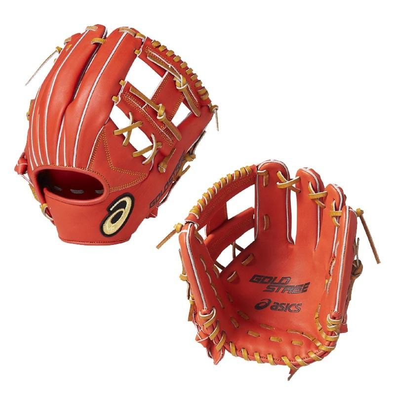 ASICS（アシックス） 野球 軟式グラブ/グローブ 内野手用 ゴールド