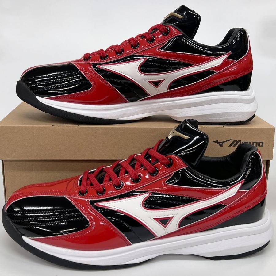 MIZUNO（ミズノ） 【サイズ交換送料無料】ブラック×レッド 野球