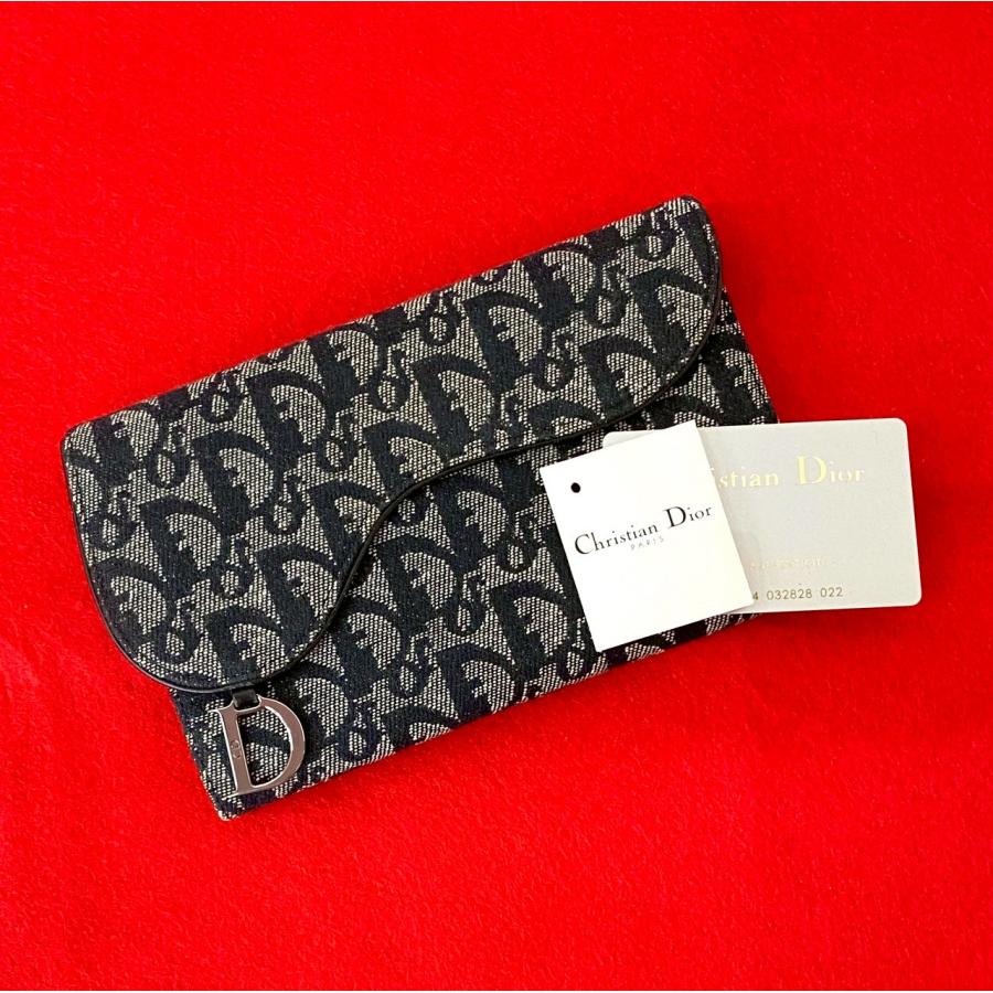 極 美品 カード付き Christian Dior ディオール トロッター 柄