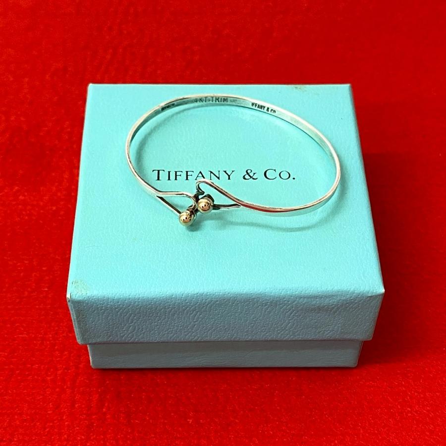 TIFFANY&Co.（ティファニー） 極 美品 フック&アイ ダブルハート
