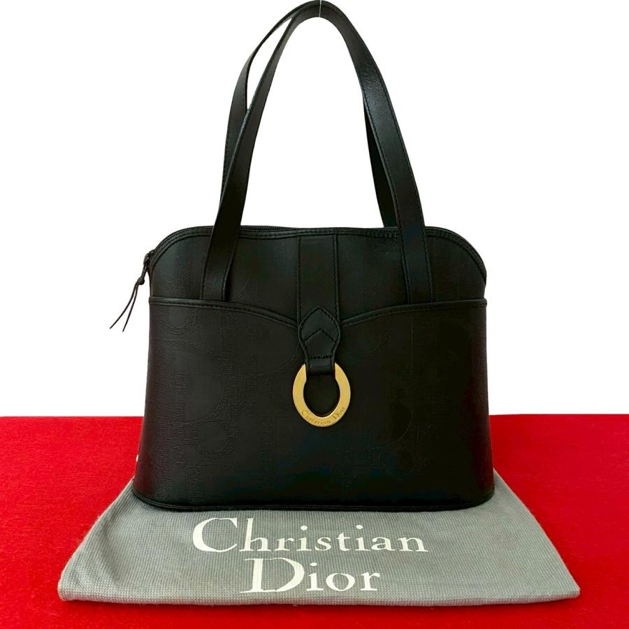 極 美品 袋付 Christian Dior クリスチャンディオール ロゴ 金具