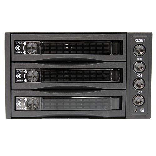 SNT 内蔵 5.25インチ HDDラック -3.5/2.5インチ HDD/SSDケース SATA