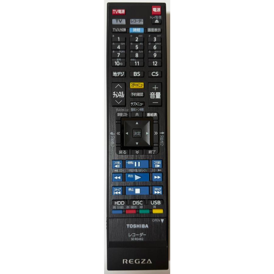 純正 新品 東芝 TOSHIBA レコーダー用リモコン SE-R0482 ( SE-R0468 SE
