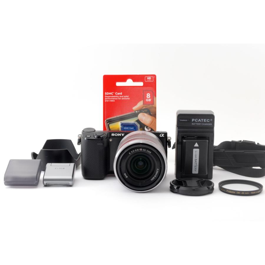 SONY（ソニー） SONY NEX-5R レンズセット ブラック 美品 Wi-Fiで
